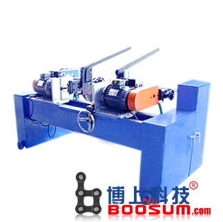 Pneumatic double chamfering machine