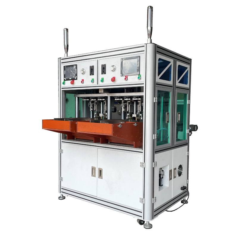 Motor shaft core dynamic detection straightening machine