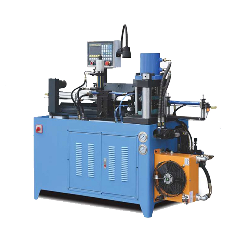 Motor shaft spline punching machine